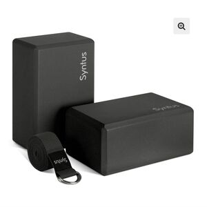 New Syntus Yoga Accessories Set 2 Blocks And Strap